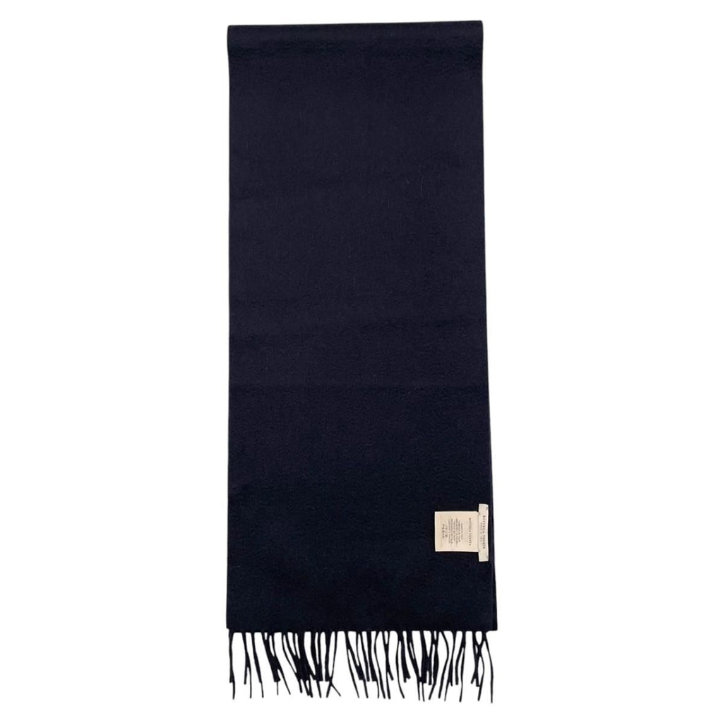 Bottega Veneta Scarf Logo Cashmere Navy — view 6