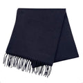 Bottega Veneta Scarf Logo Cashmere Navy