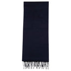Bottega Veneta Scarf Logo Cashmere Navy — view 5
