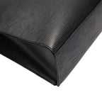 Louis Vuitton Epi Tote Gemo Shoulder Bag Black — view 8