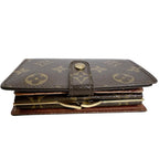 Louis Vuitton Monogram Kiss Lock Wallet with Card Pocket Porte Monet Biet — view 3