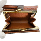 Louis Vuitton Monogram Kiss Lock Wallet with Card Pocket Porte Monet Biet — view 8