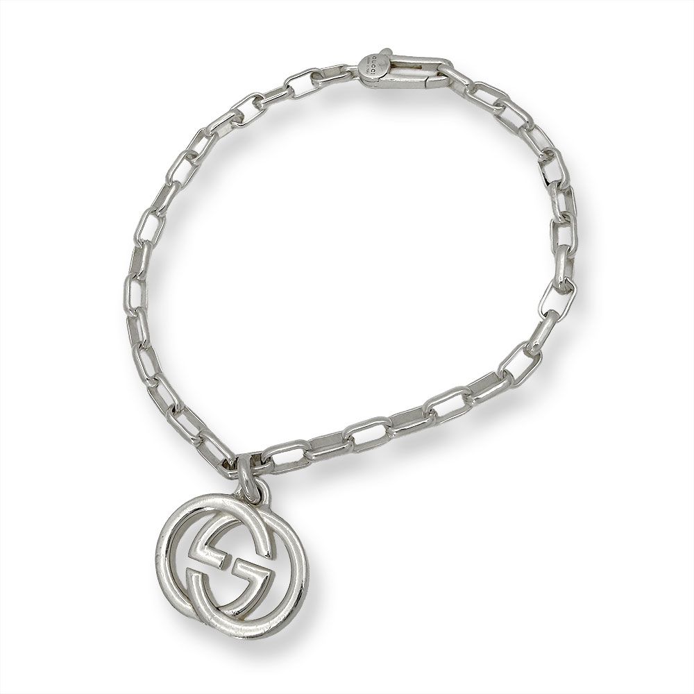 Gucci Interlocking Bracelet Silver