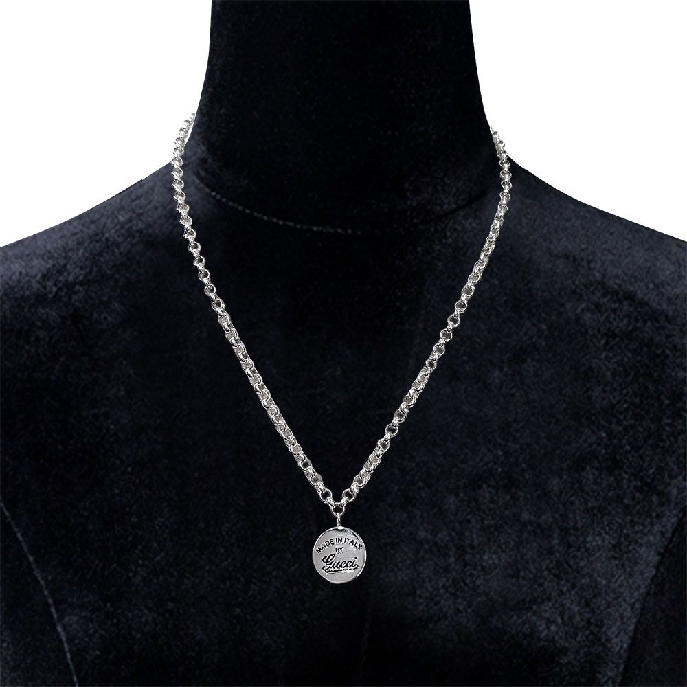 Gucci Logo Circle Round Top Necklace — view 7
