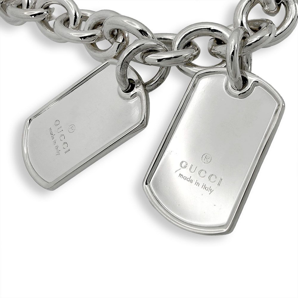 Gucci Dog Tag Plate Necklace — view 4