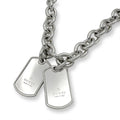 Gucci Dog Tag Plate Necklace