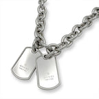 Gucci Dog Tag Plate Necklace