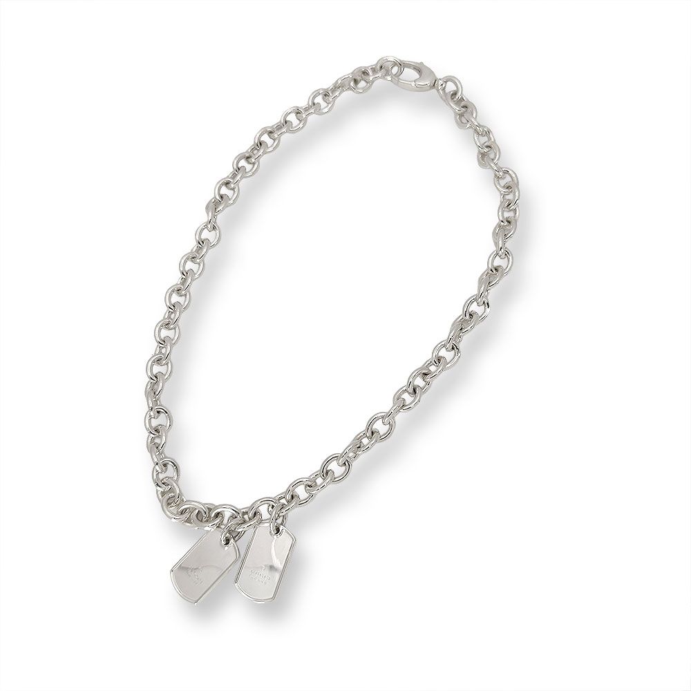 Gucci Dog Tag Plate Necklace — view 3