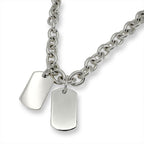 Gucci Dog Tag Plate Necklace — view 2