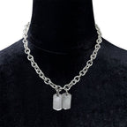 Gucci Dog Tag Plate Necklace — view 7