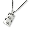 Gucci Ghost Plate Skull Necklace
