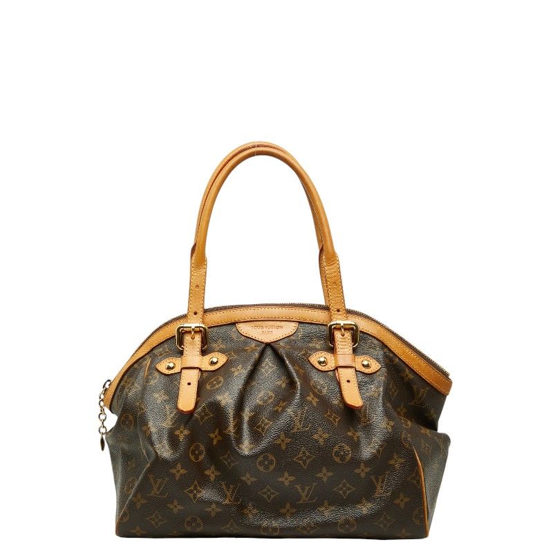 Louis Vuitton Monogram Tivoli GM Shoulder Bag Brown Leather