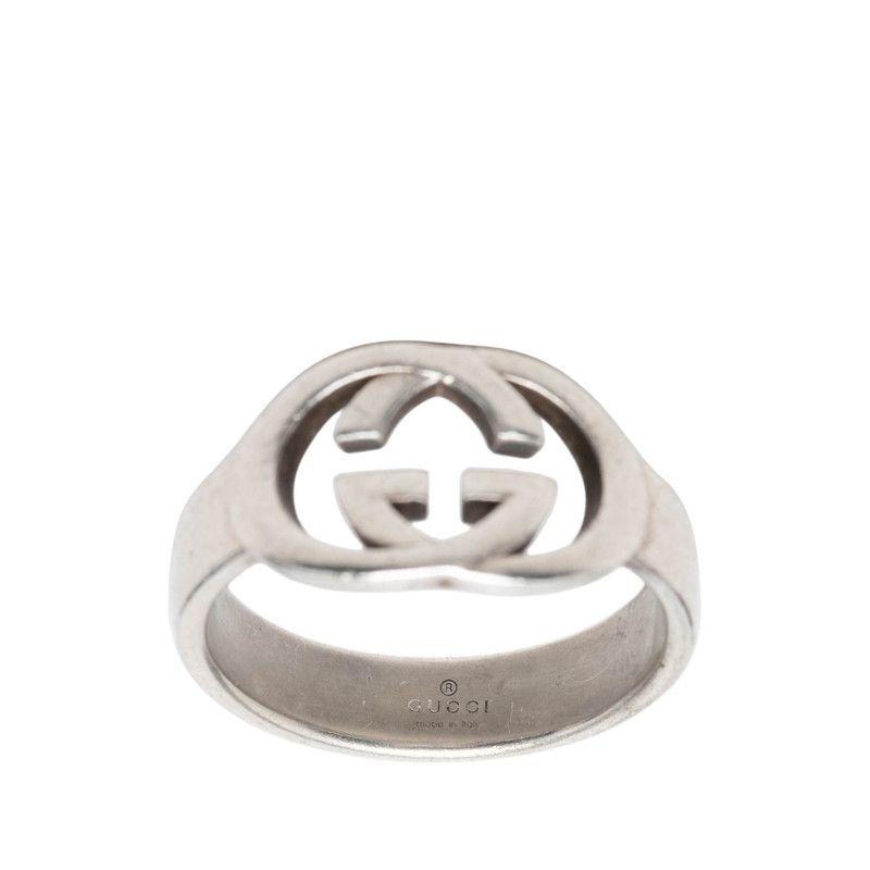Gucci Interlocking Ring Silver