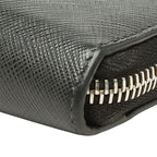 Prada Zip Around Wallet Nero Black Saffiano Leather