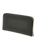 Prada Zip Around Wallet Nero Black Saffiano Leather