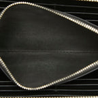 Prada Zip Around Wallet Nero Black Saffiano Leather