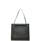 Louis Vuitton Epi Saint Tropez Tote Shoulder Bag Noir Black Leather