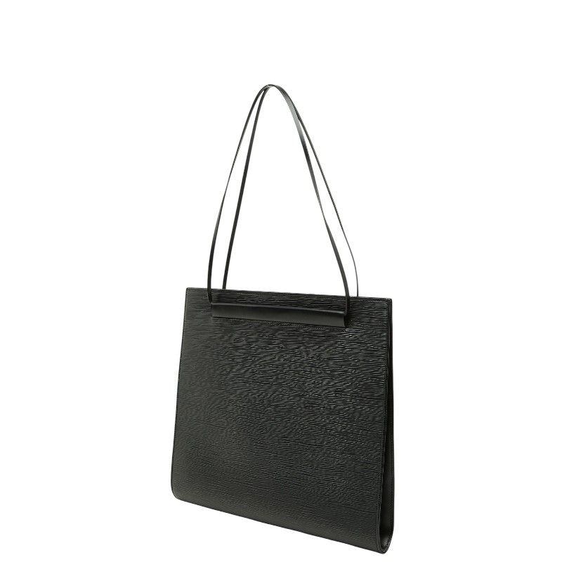 Louis Vuitton Epi Saint Tropez Tote Shoulder Bag Noir Black Leather