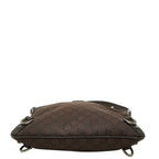 Gucci GG Nylon Abbey Crossbody Shoulder Bag Brown