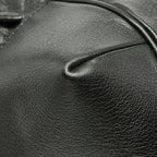 Gucci Guccissima Tote Shoulder Bag Black Leather
