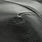 Gucci Guccissima Tote Shoulder Bag Black Leather