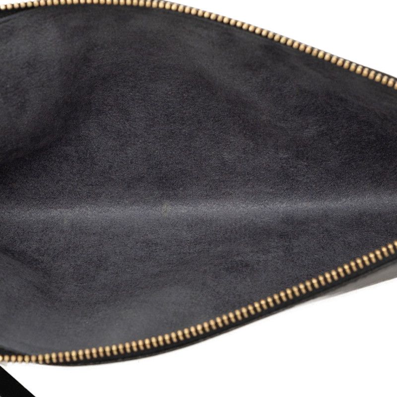 Louis Vuitton Epi Pochette Pouch Handbag Noir Black Leather