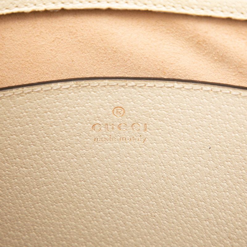 Gucci Bamboo Diana Small 2-Way Shoulder Bag Ivory Leather