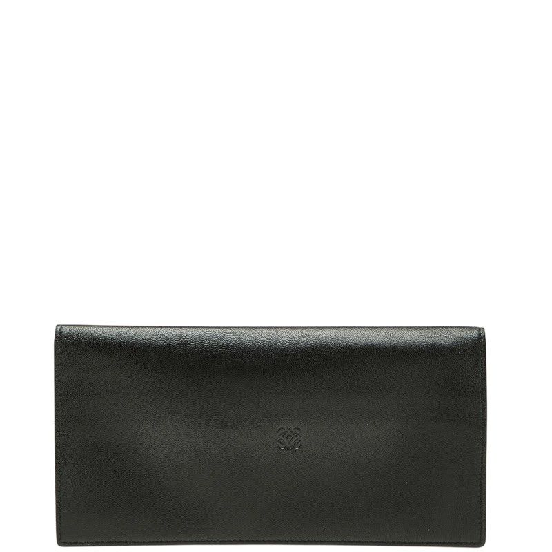 Loewe Anagram Wallet Black Leather