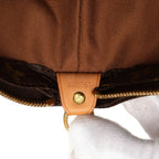Louis Vuitton Monogram Cabas Mezzo Shoulder Bag Tote Brown Leather