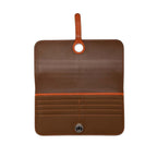 Hermes Dogon Duo GM Bifold Wallet Brown Taurillon Clemence