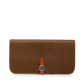 Hermes Dogon Duo GM Bifold Wallet Brown Taurillon Clemence