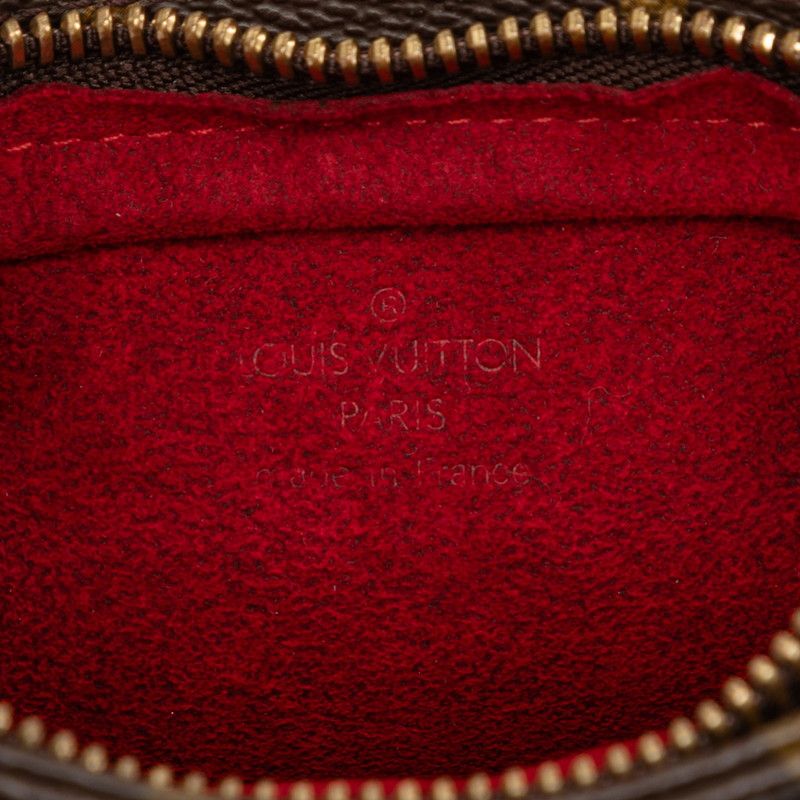 Louis Vuitton Monogram Partition Pouch Brown Leather
