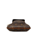 Louis Vuitton Monogram Partition Pouch Brown Leather