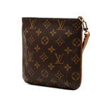 Louis Vuitton Monogram Partition Pouch Brown Leather
