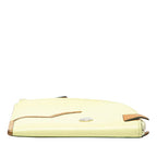 Hermes Paddock Coin Purse Mini Wallet Yellow Brown Chevre
