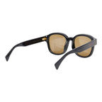 Gucci Asian Fit UV Cut Purple External Cut Sunglasses Black Acetate Eyewear