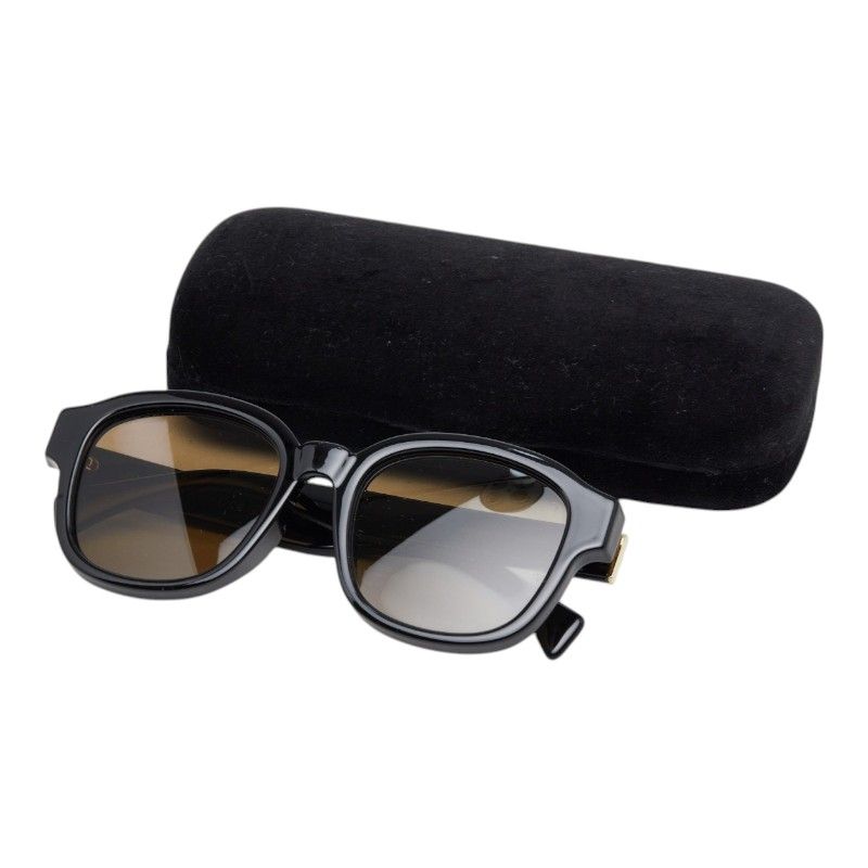 Gucci Asian Fit UV Cut Purple External Cut Sunglasses Black Acetate Eyewear