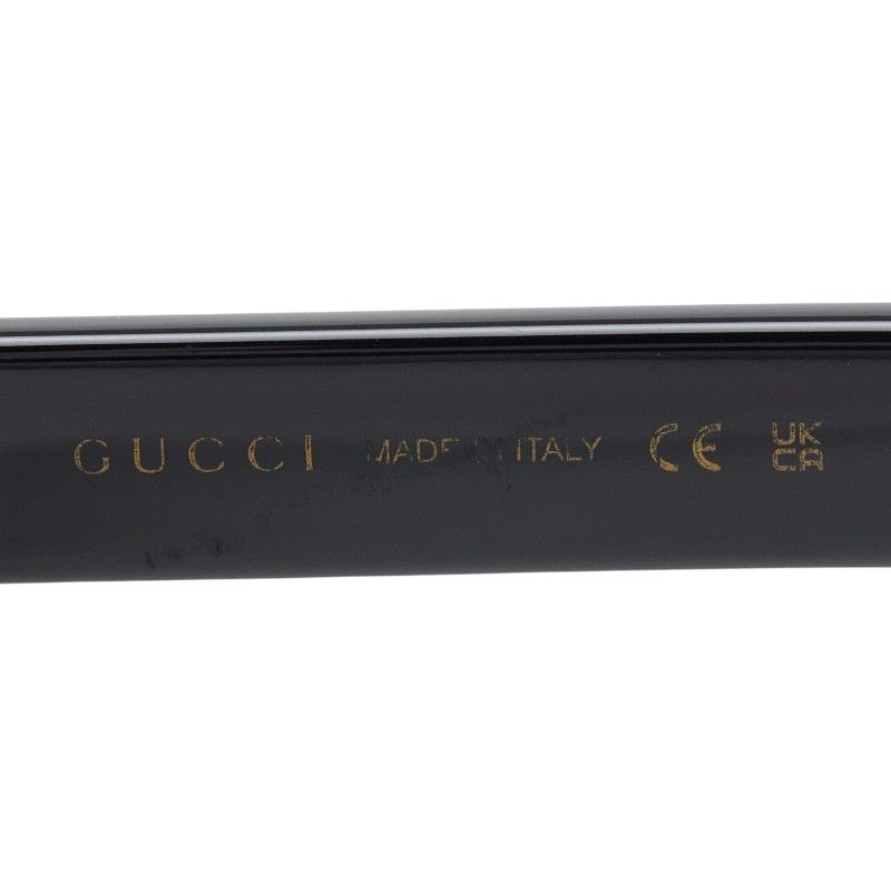 Gucci Asian Fit UV Cut Purple External Cut Sunglasses Black Acetate Eyewear