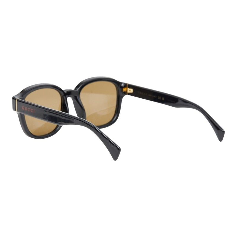 Gucci Asian Fit UV Cut Purple External Cut Sunglasses Black Acetate Eyewear