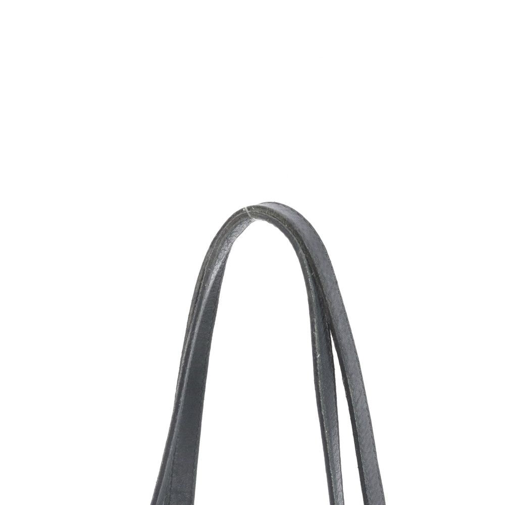 Gucci GG Canvas Leather Tote Shoulder Hand Black — view 2