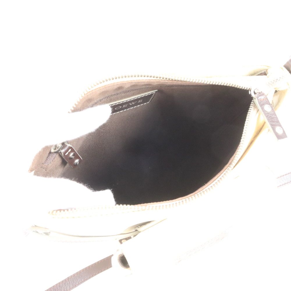 Loewe Anagram Leather Shoulder Bag Crossbody Hand — view 7