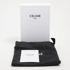 Celine Triomphe Small Flap Wallet Leather Trifold Compact — view 8
