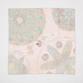 Hermes Tagged Carre 90 Offrandes D'un Jour Flower Offering Silk 100% Scarf