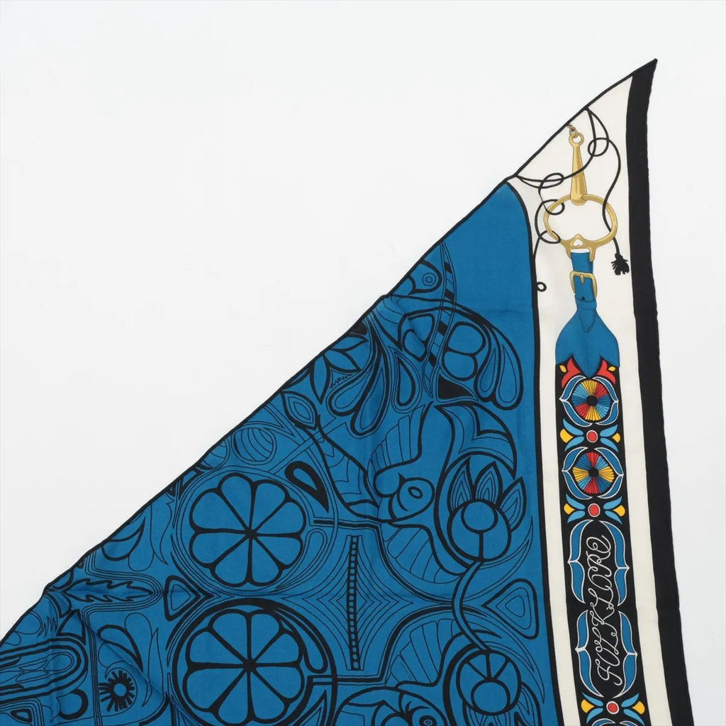 Hermes Carre Triangle Jean Folklore Scarf — view 2