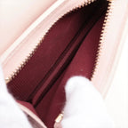 Gucci GG Emblem Compact Wallet Leather Bifold Pink — view 5