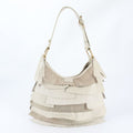 Saint Laurent Rive Gauche Tropez Leather Shoulder Bag Hand