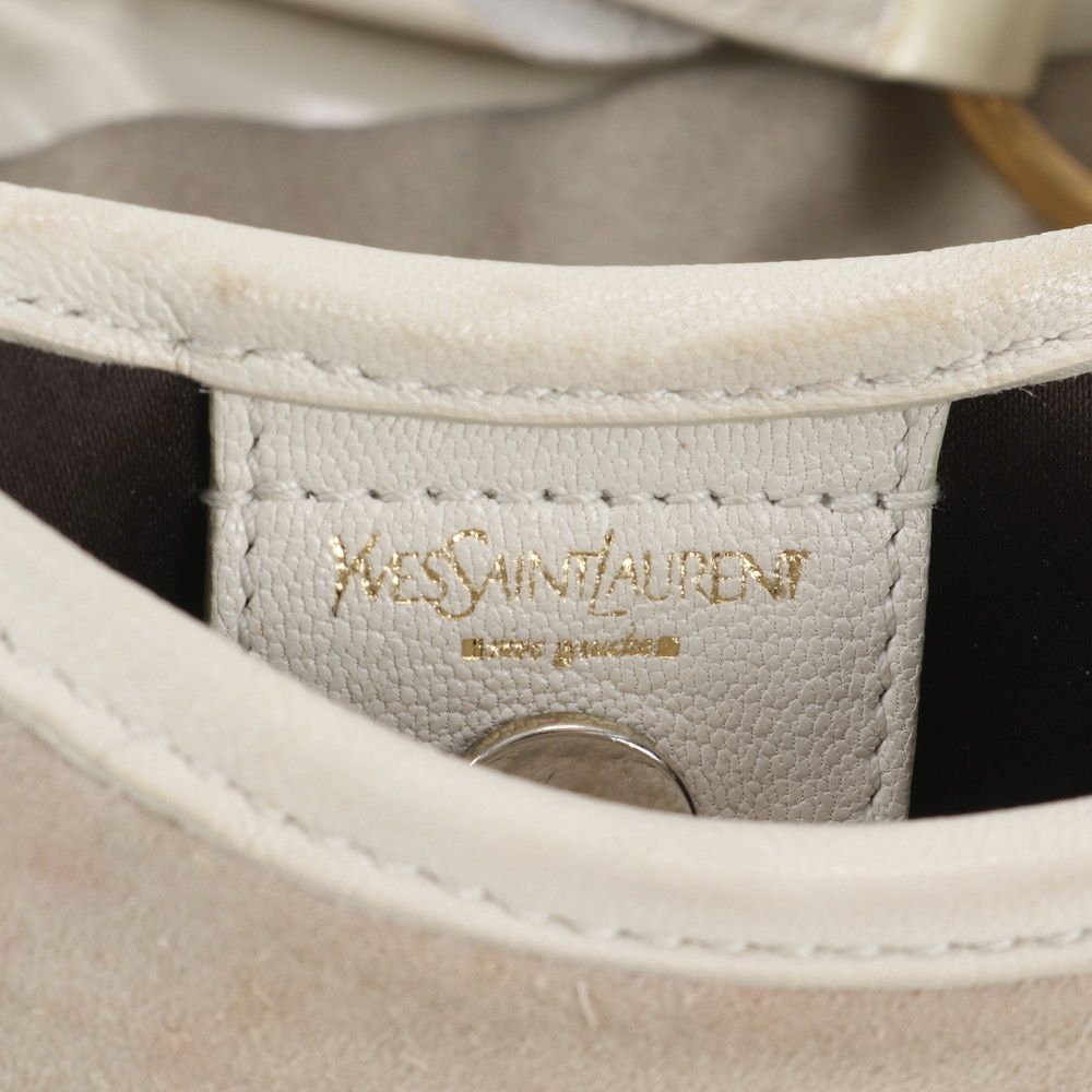 Saint Laurent Rive Gauche Tropez Leather Shoulder Bag Hand — view 8