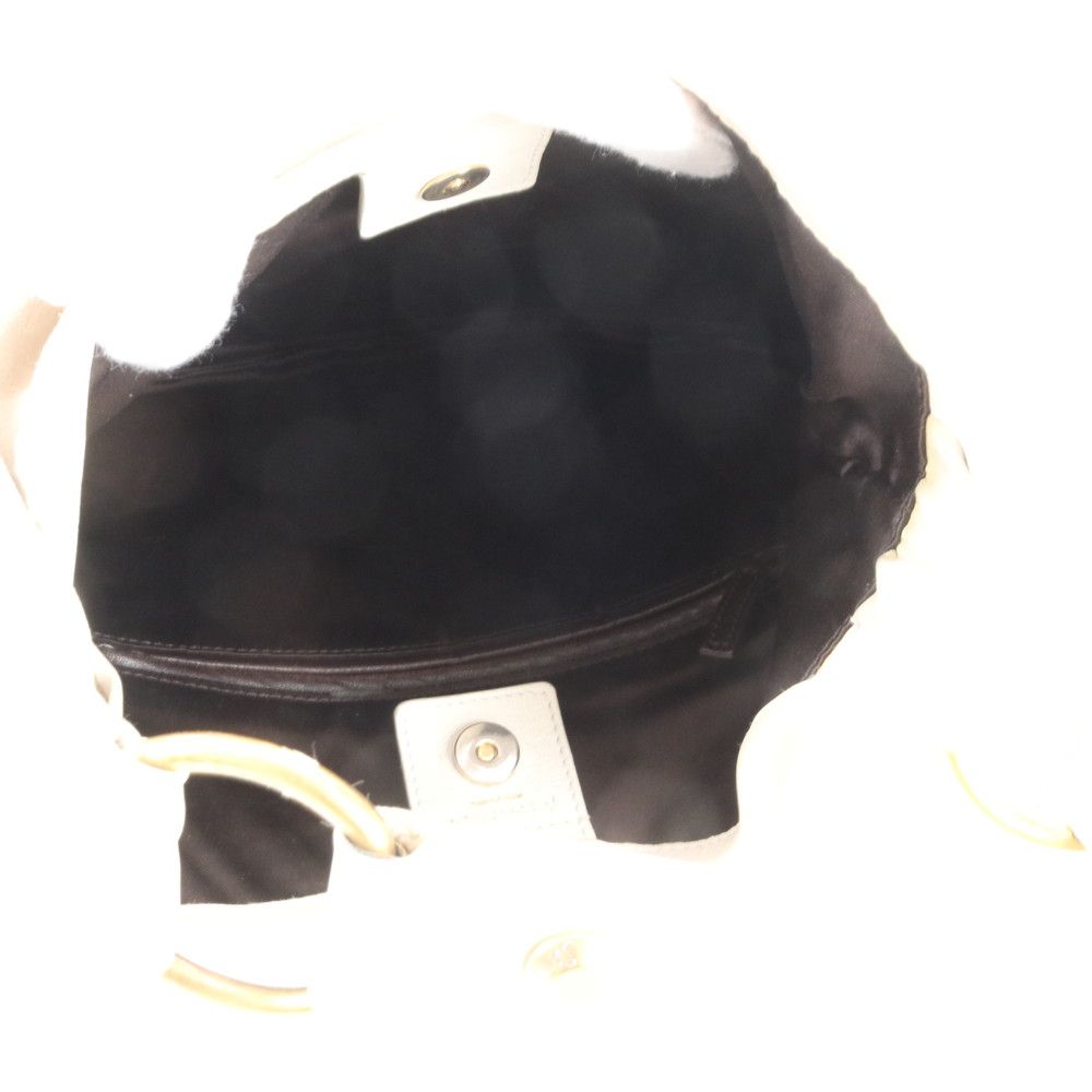 Saint Laurent Rive Gauche Tropez Leather Shoulder Bag Hand — view 7