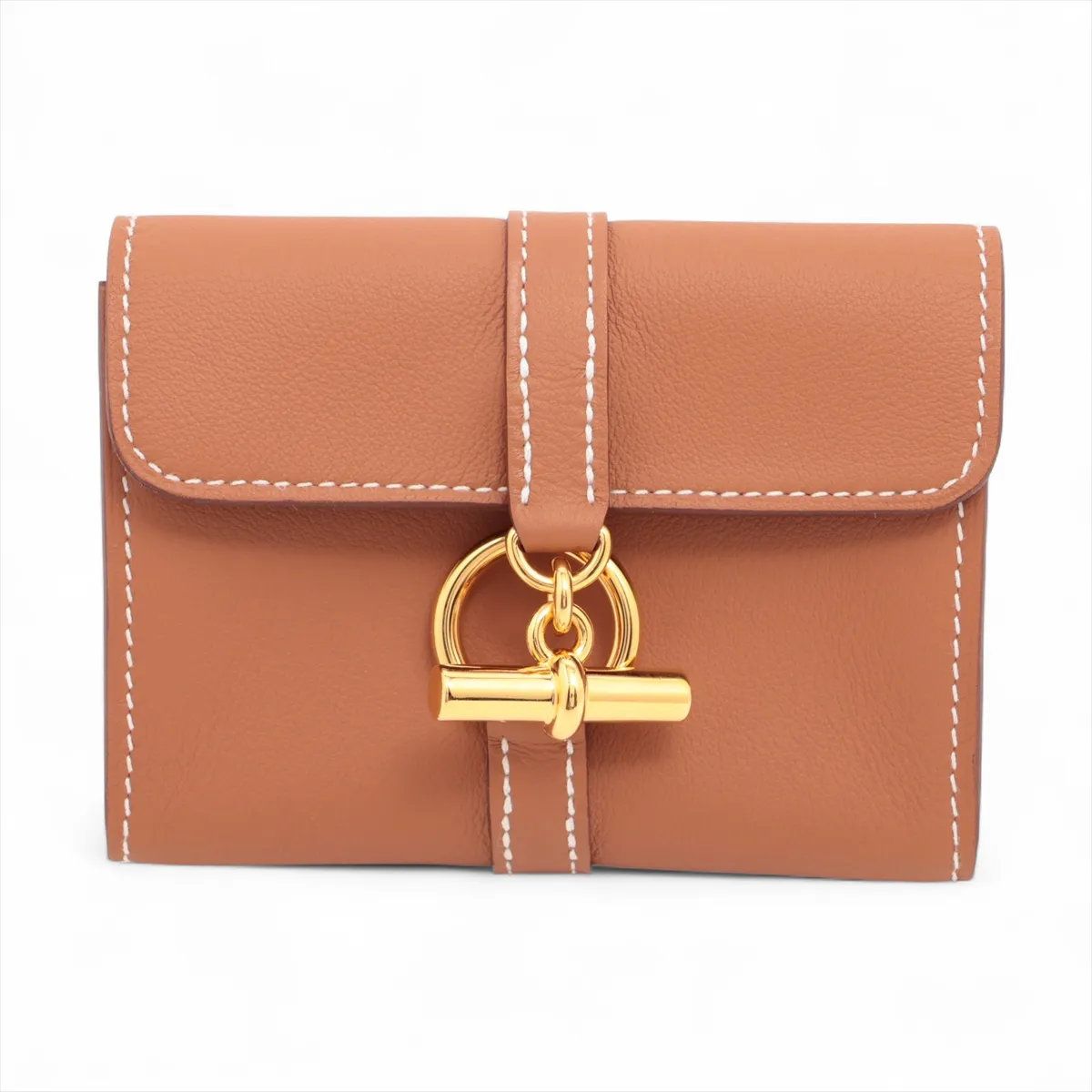 Hermes Glenan Compact Wallet Veau Swift Coin Case
