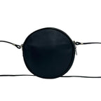 Gucci Vintage GG Logo Leather Round Mini Shoulder Bag Pochette Navy — view 3